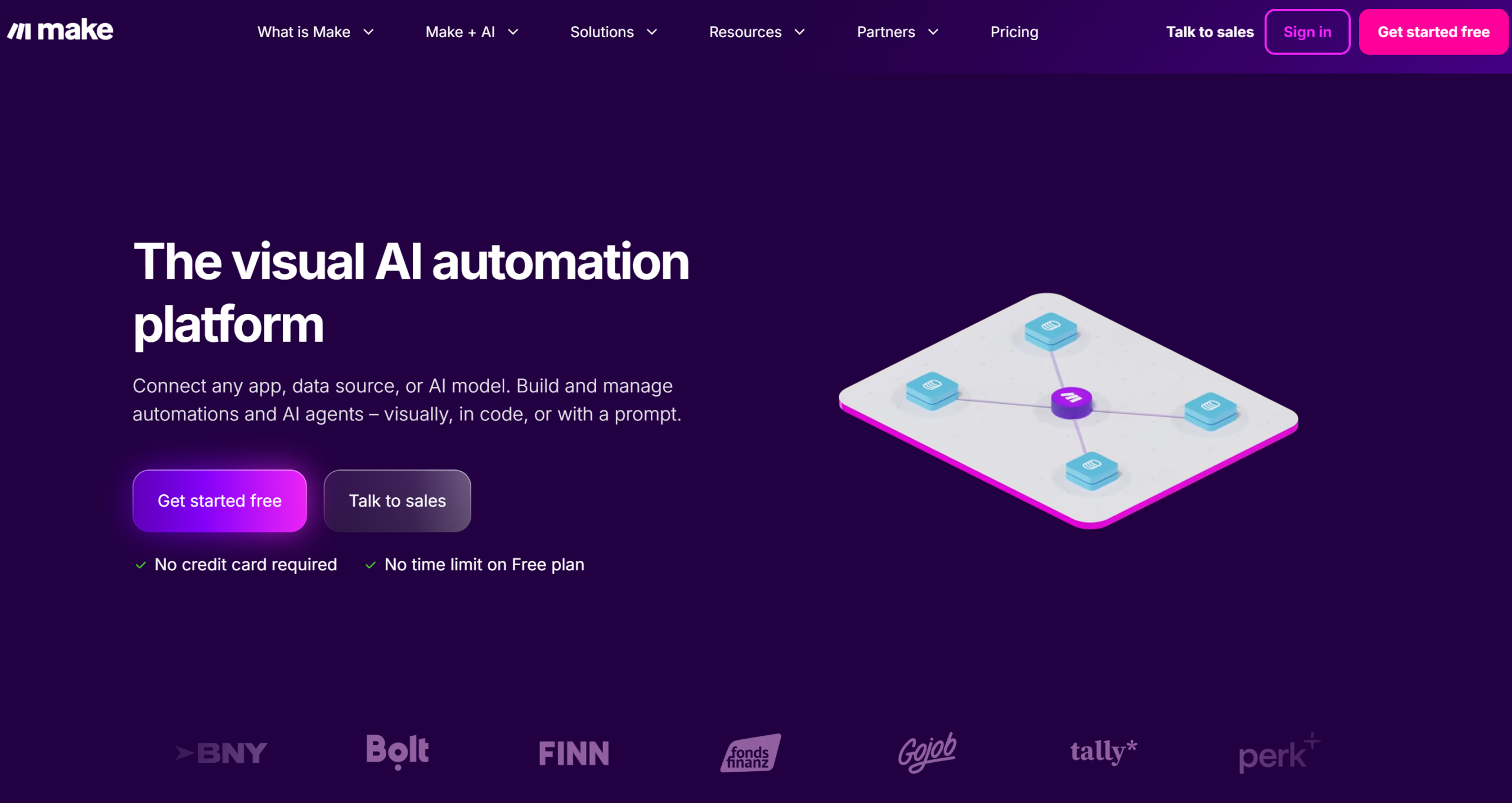 Illustration de Make sur la page du deal de Freelance Stack