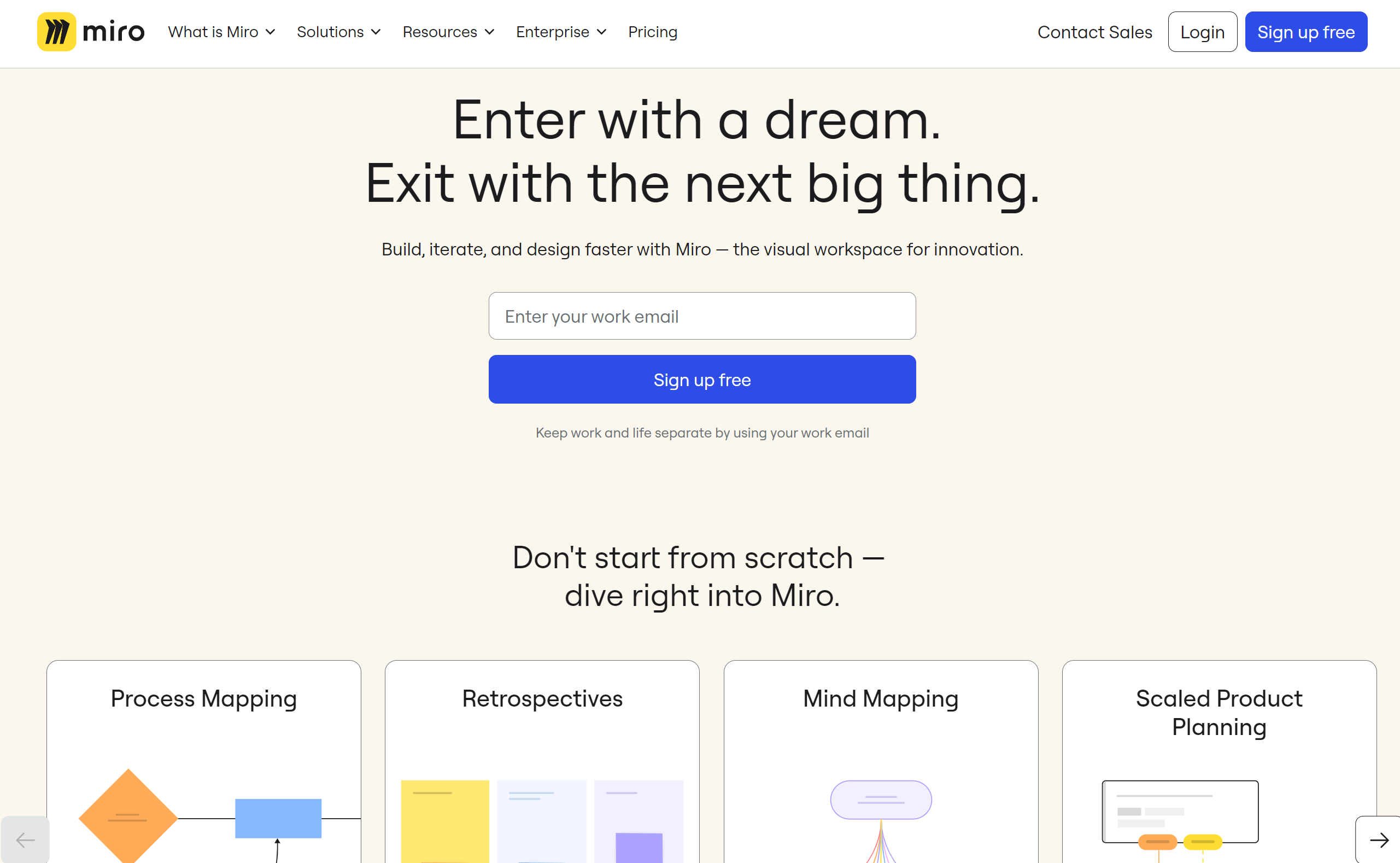 Illustration of Miro on the deal page of Freelance Stack