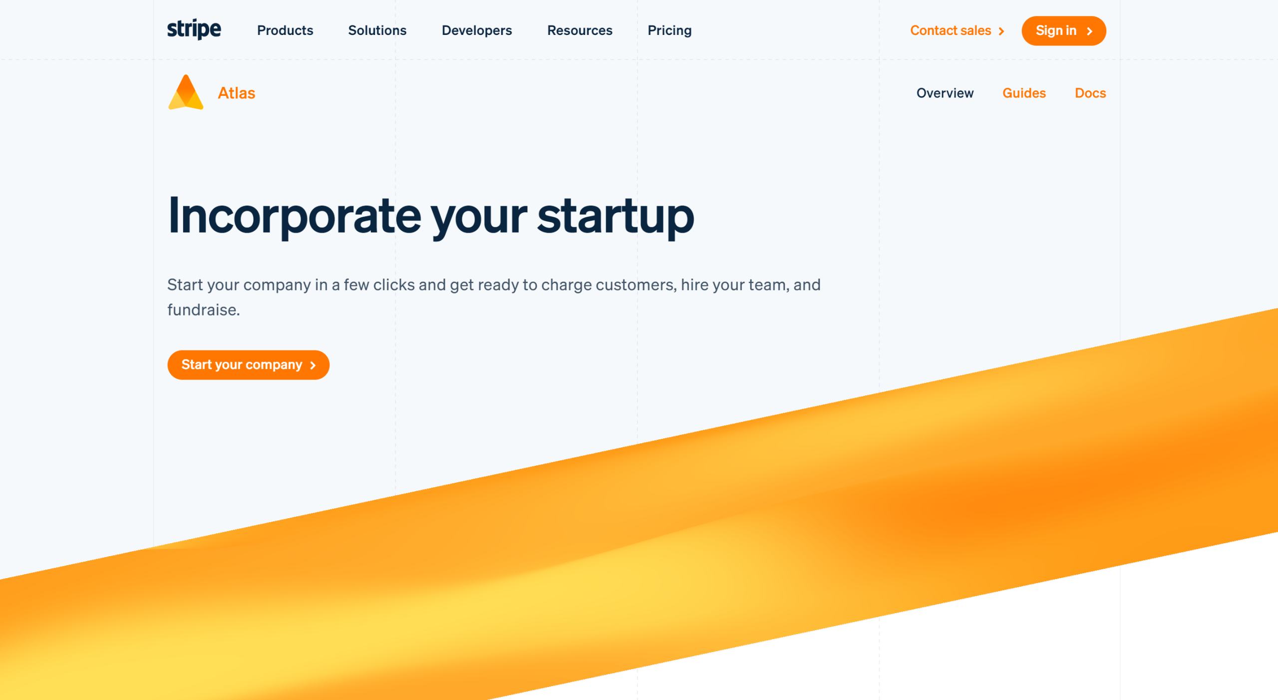 Illustration of Stripe Atlas on the deal page of Freelance Stack