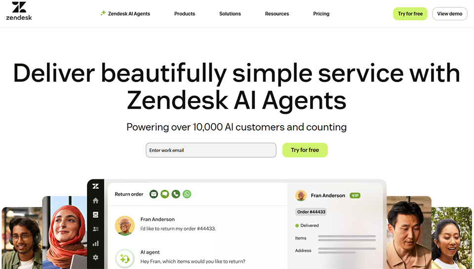 Illustration of Zendesk on Freelance Stack's deal page