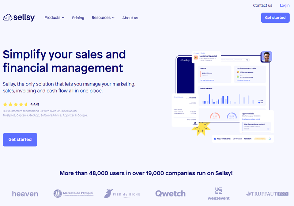 Illustration of Sellsy on Freelance Stack's deal page