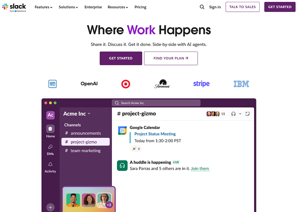 Illustration of Slack on Freelance Stack's deal page