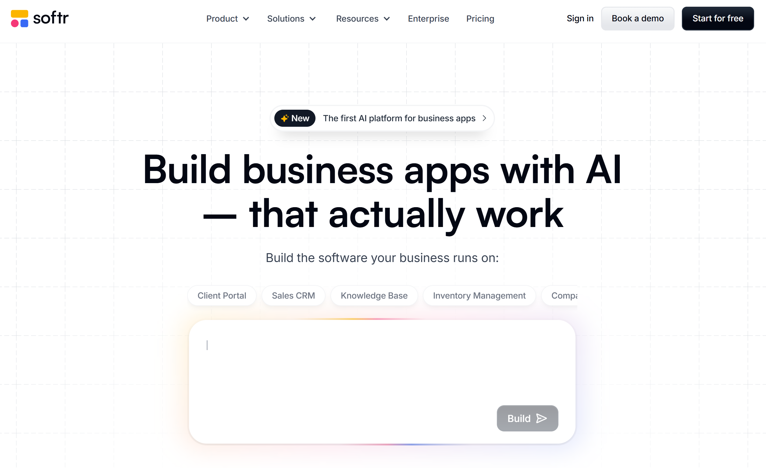 Illustration de Softr sur la page du deal de Freelance Stack