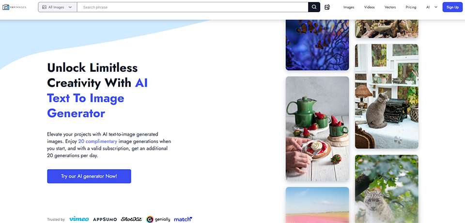 Illustration of Yay Images on Freelance Stack's deal page