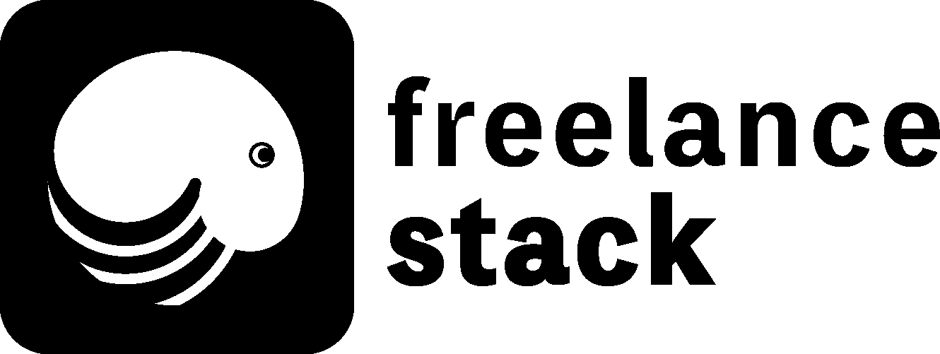 Logo noir de Freelance Stack
