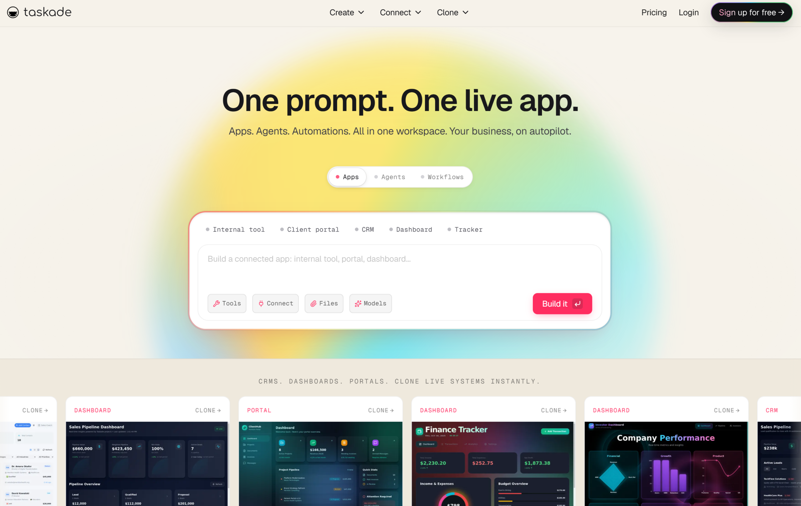 Illustration de Taskade sur la page du deal de Freelance Stack