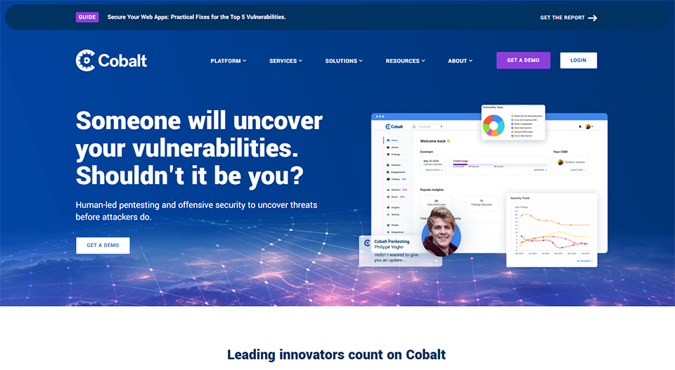 Illustration of Cobalt.io on Freelance Stack's deal page
