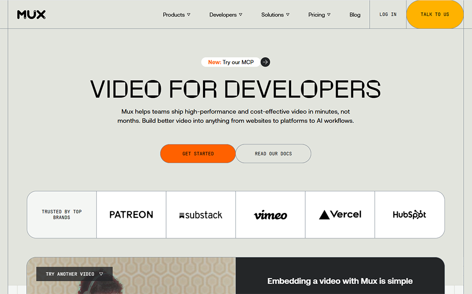 Illustration of Mux on Freelance Stack's deal page