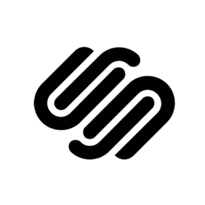 Logo de l’outil squarespace sur le deal de Freelance Stack