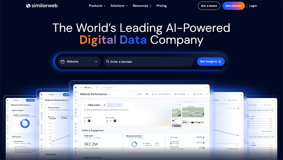 Illustration de SimilarWeb sur la page du deal de Freelance Stack