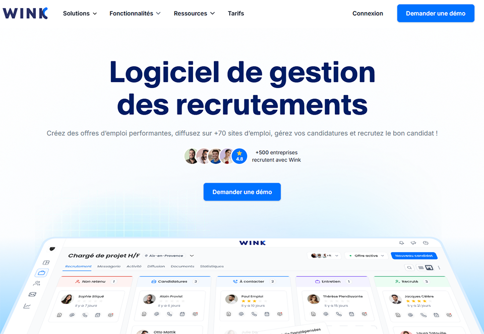 Illustration de Wink sur la page du deal de Freelance Stack