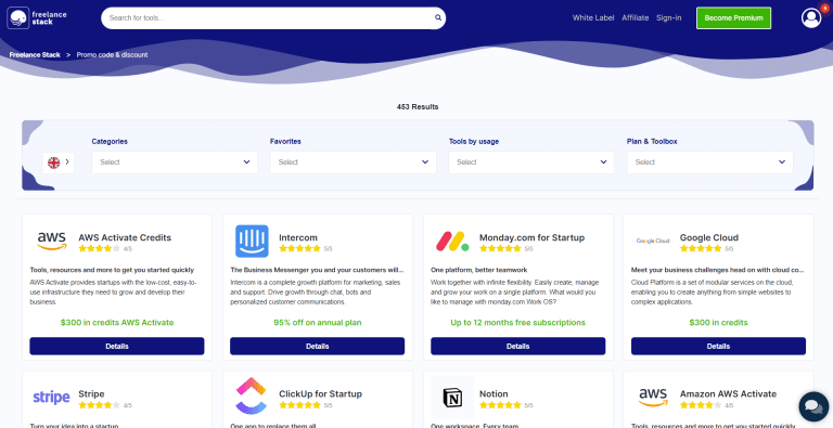 imagen de la plataforma de freelance stack