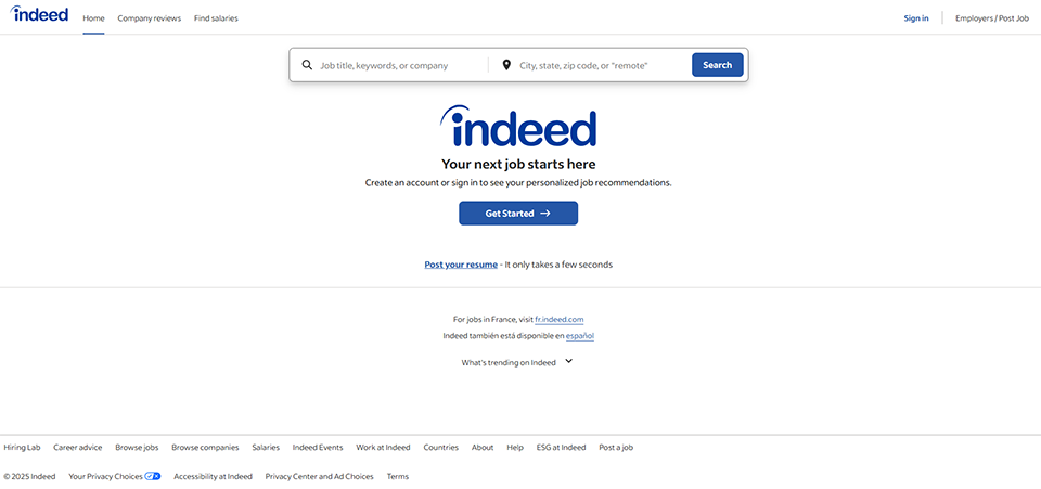 Illustration of Indeed on Freelance Stack's deal page