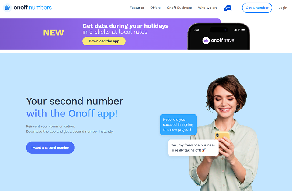 Illustration de Onoff sur la page du deal de Freelance Stack