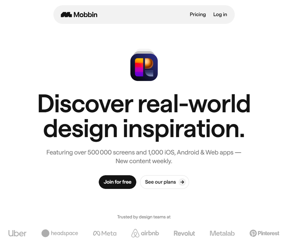 Illustration of Mobbin on Freelance Stack's deal page