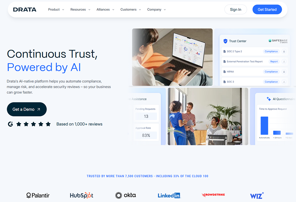 Illustration of Drata on Freelance Stack's deal page