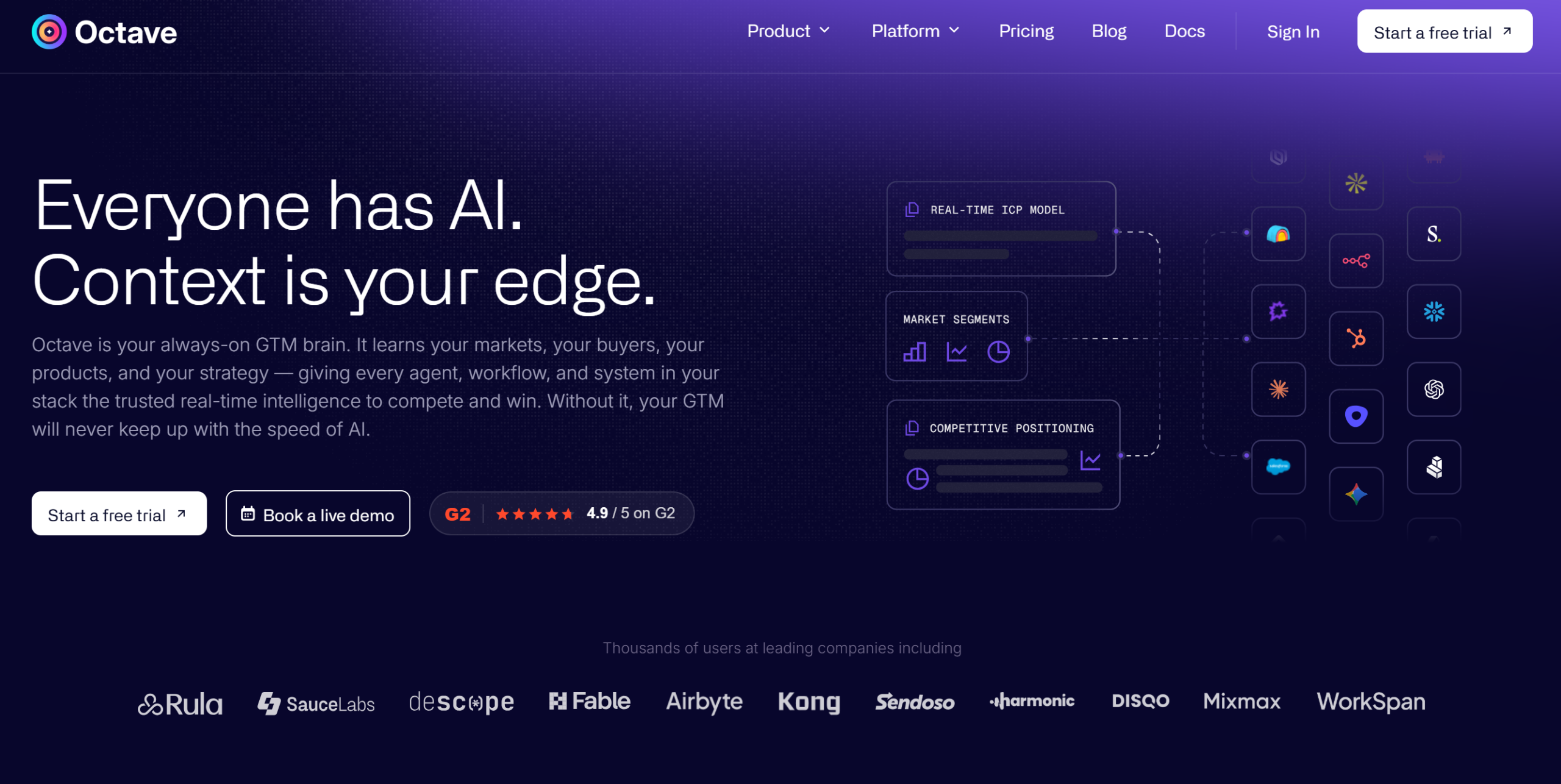 Illustration of Octave on Freelance Stack's deal page