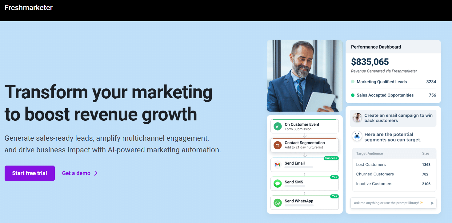 Illustration of Freshmarketer on Freelance Stack's deal page