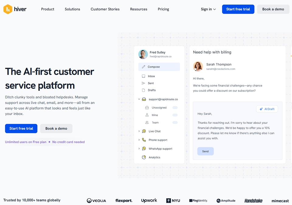 Illustration de Hiver sur la page du deal de Freelance Stack