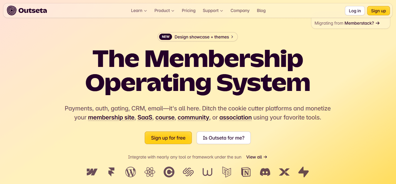 Illustration of Outseta on Freelance Stack's deal page