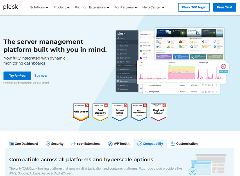Illustration of Plesk on Freelance Stack's deal page