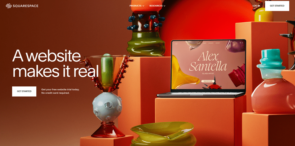 Illustration of Squarespace on Freelance Stack's deal page