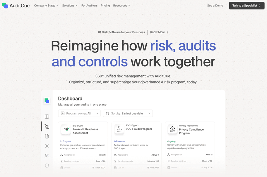 Illustration of AuditCue on Freelance Stack's deal page