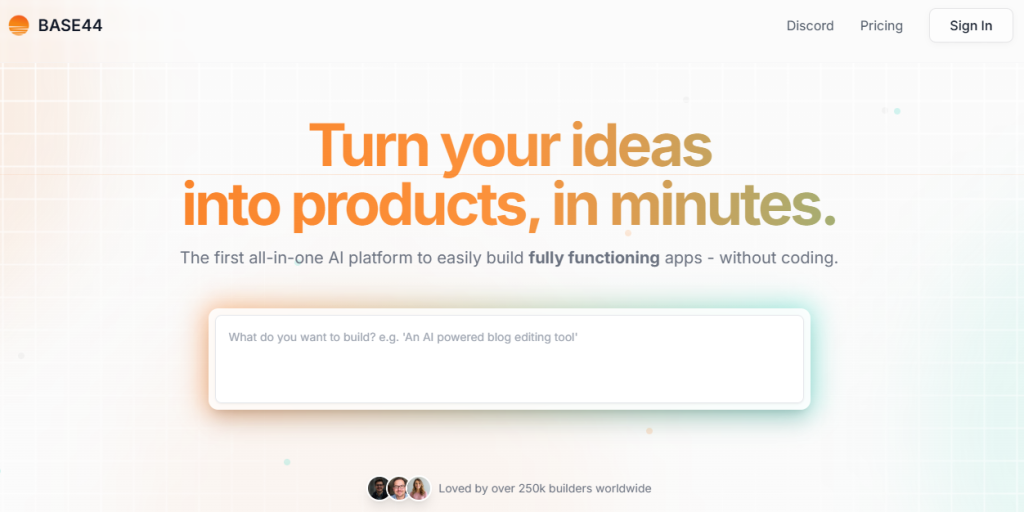 Illustration de Base44 sur la page du deal de Freelance Stack