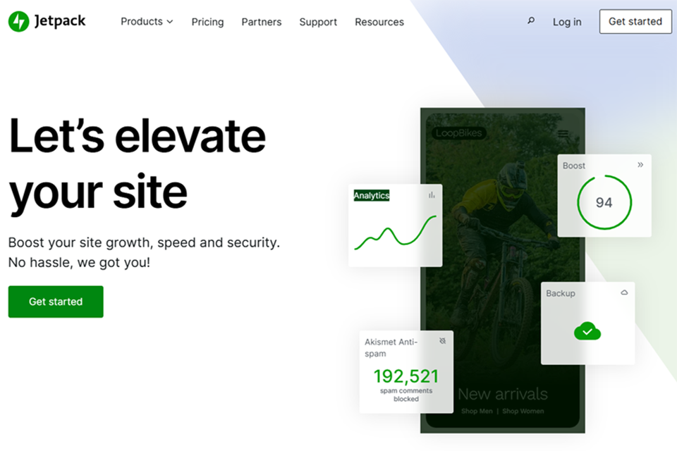 Illustration de Jetpack sur la page du deal de Freelance Stack
