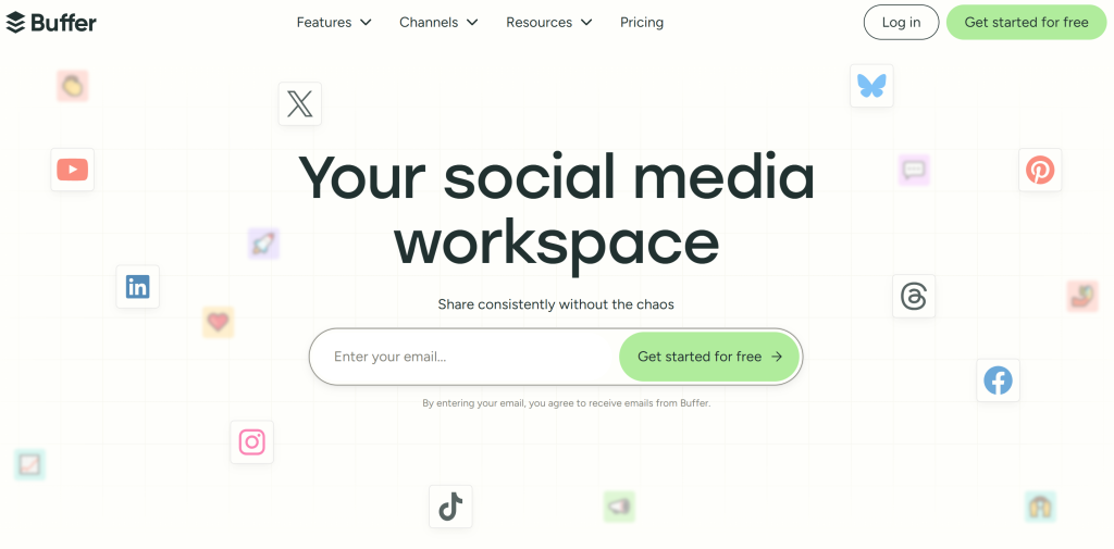 Illustration of Buffer on Freelance Stack's deal page