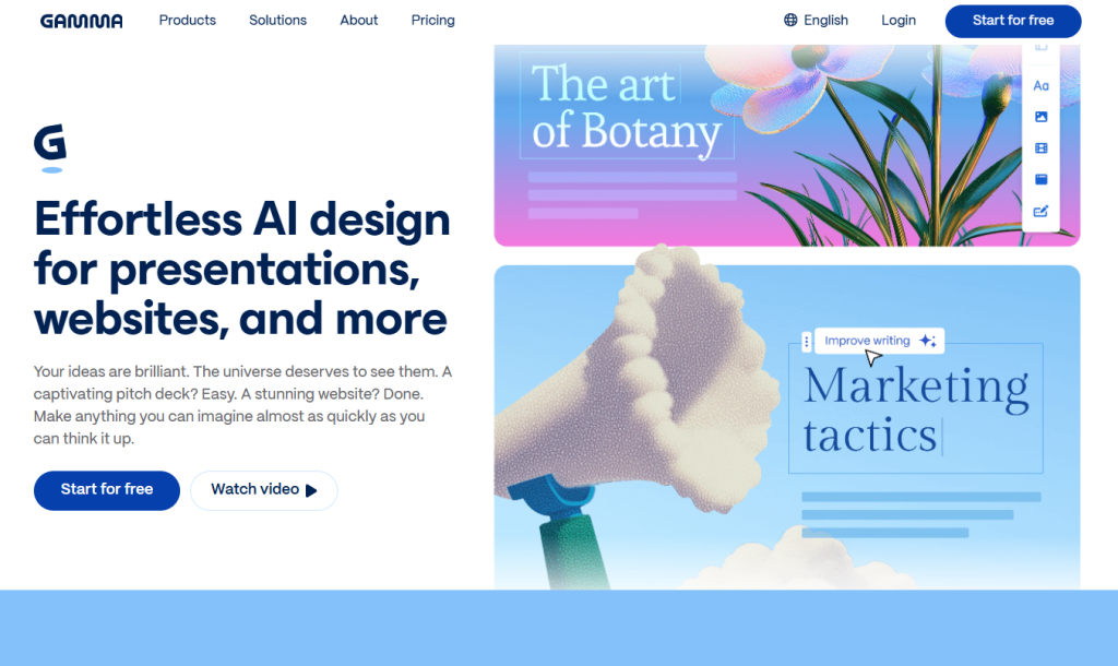 Illustration of Gamma on Freelance Stack's deal page