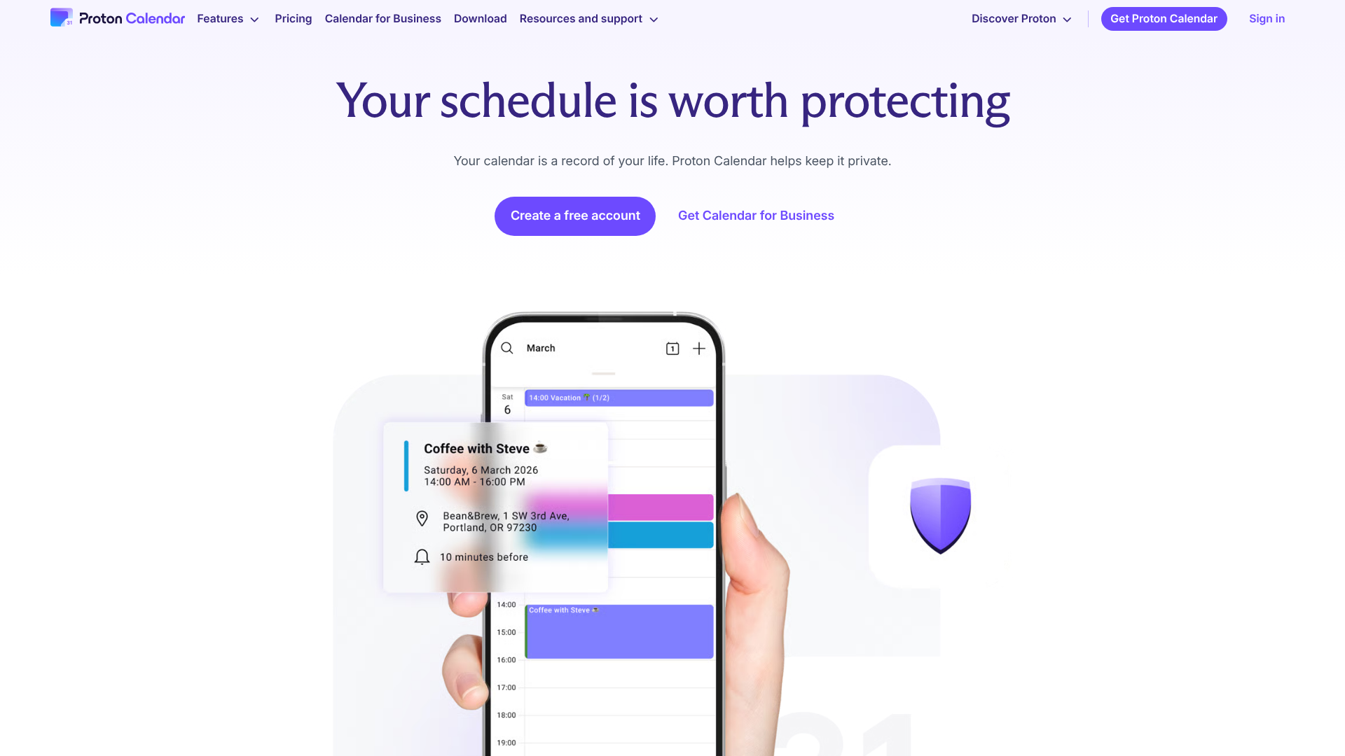 Illustration of Proton Calendar on Freelance Stack's deal page