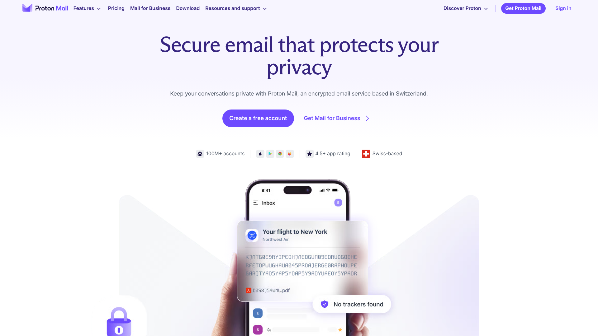 Illustration of Proton Mail on Freelance Stack's deal page