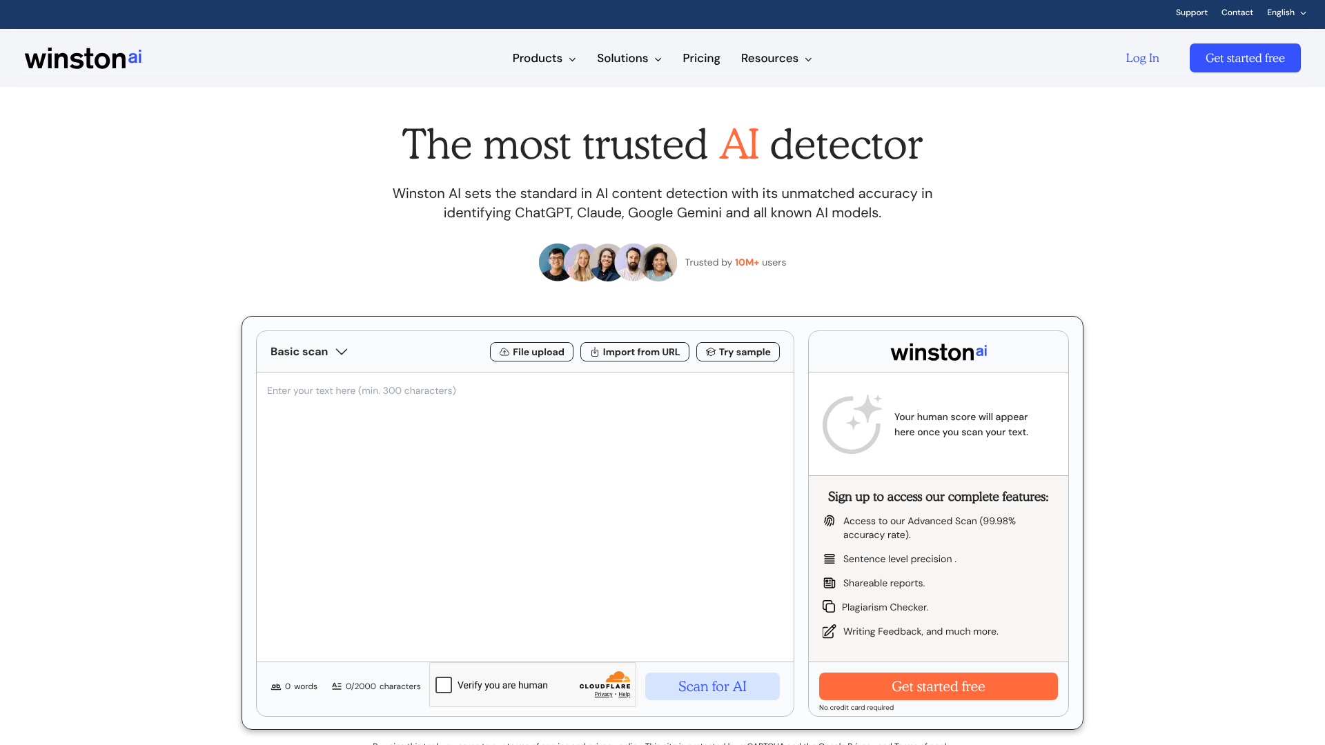 Illustration de Winston AI sur la page du deal de Freelance Stack