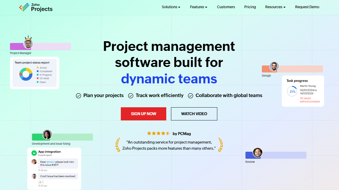Illustration of Zoho Projects on Freelance Stack's deal page
