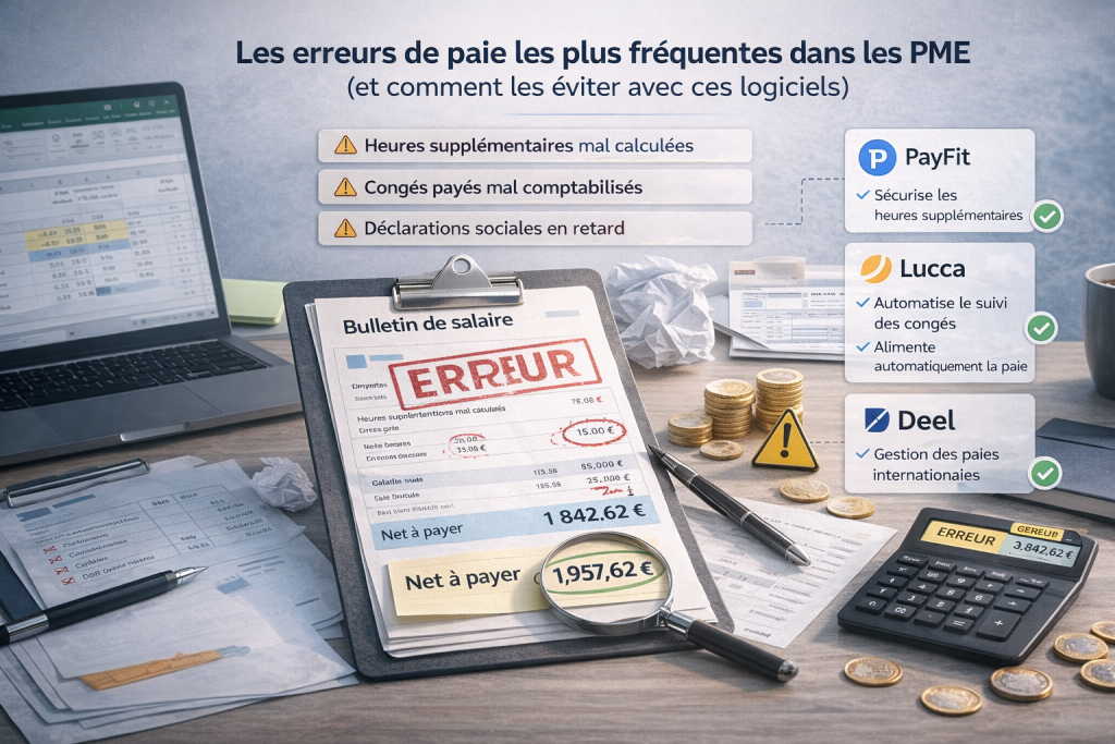 Visual: The most common payroll mistakes in SMEs (and how to avoid them with this software).