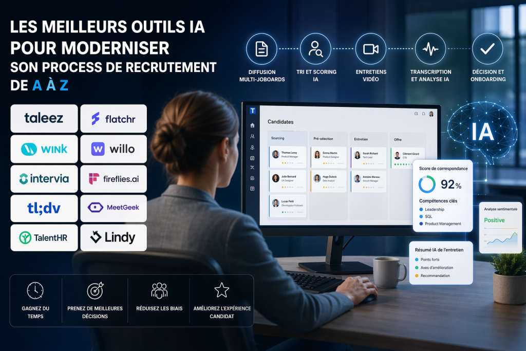 Visual – The Best AI Tools for Modernizing Your Recruitment Process from A to Z.