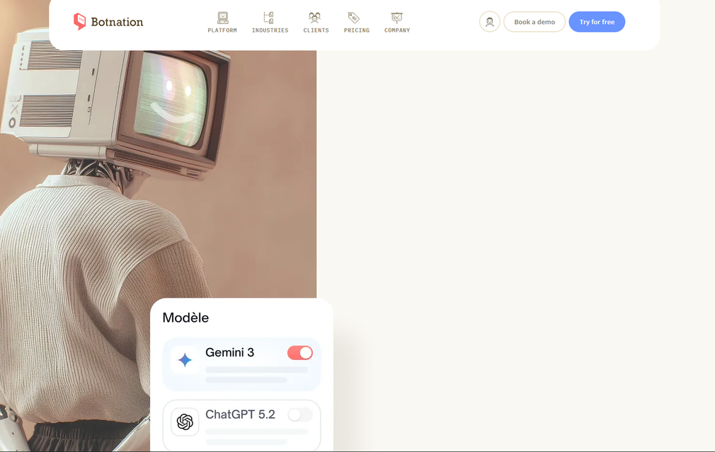 Illustration of Botnation on Freelance Stack's deal page