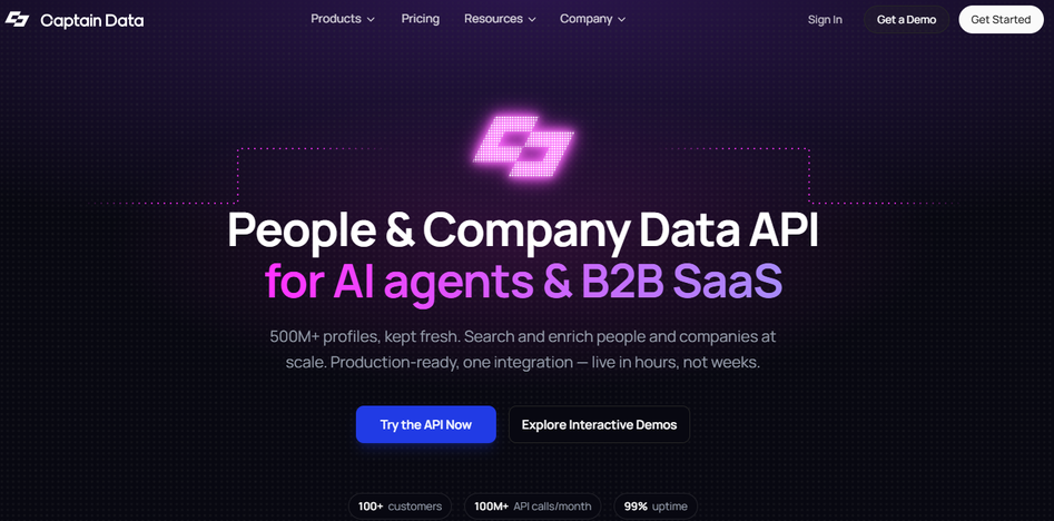 Illustration of CaptainData on Freelance Stack's deal page