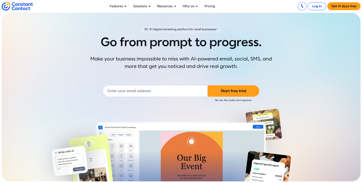 Illustration of Constant Contact on Freelance Stack's deal page