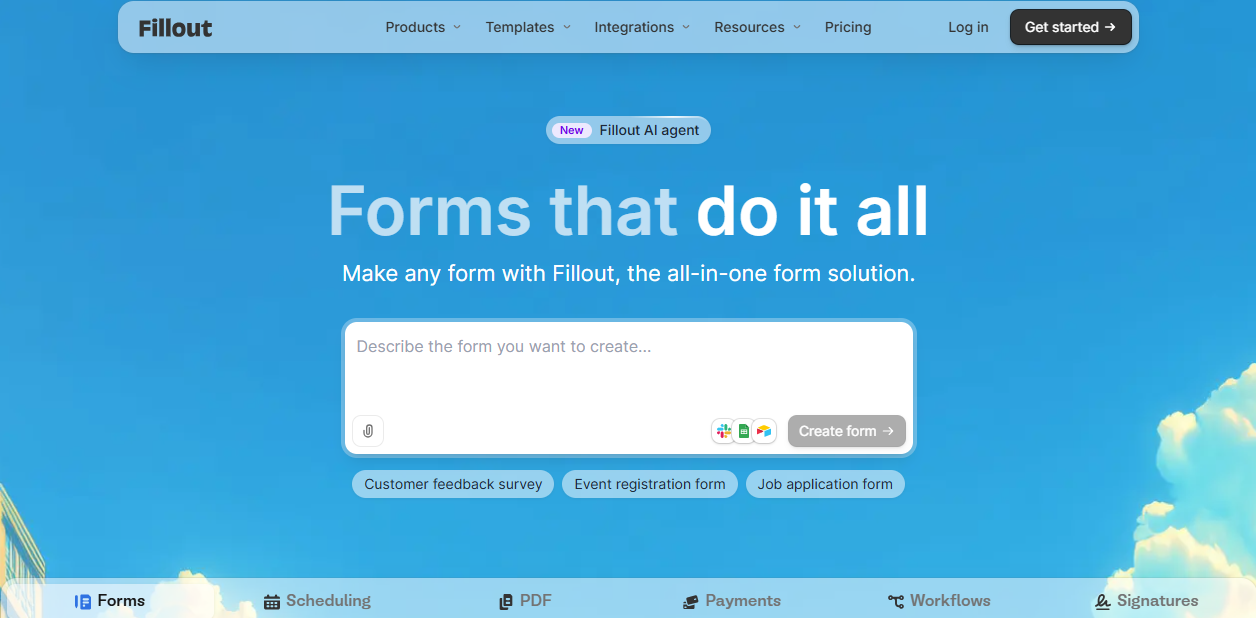 Illustration de Fillout sur la page du deal de Freelance Stack