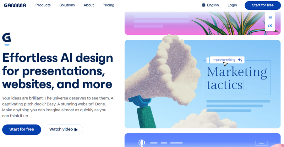 Illustration de Gamma sur la page du deal de Freelance Stack
