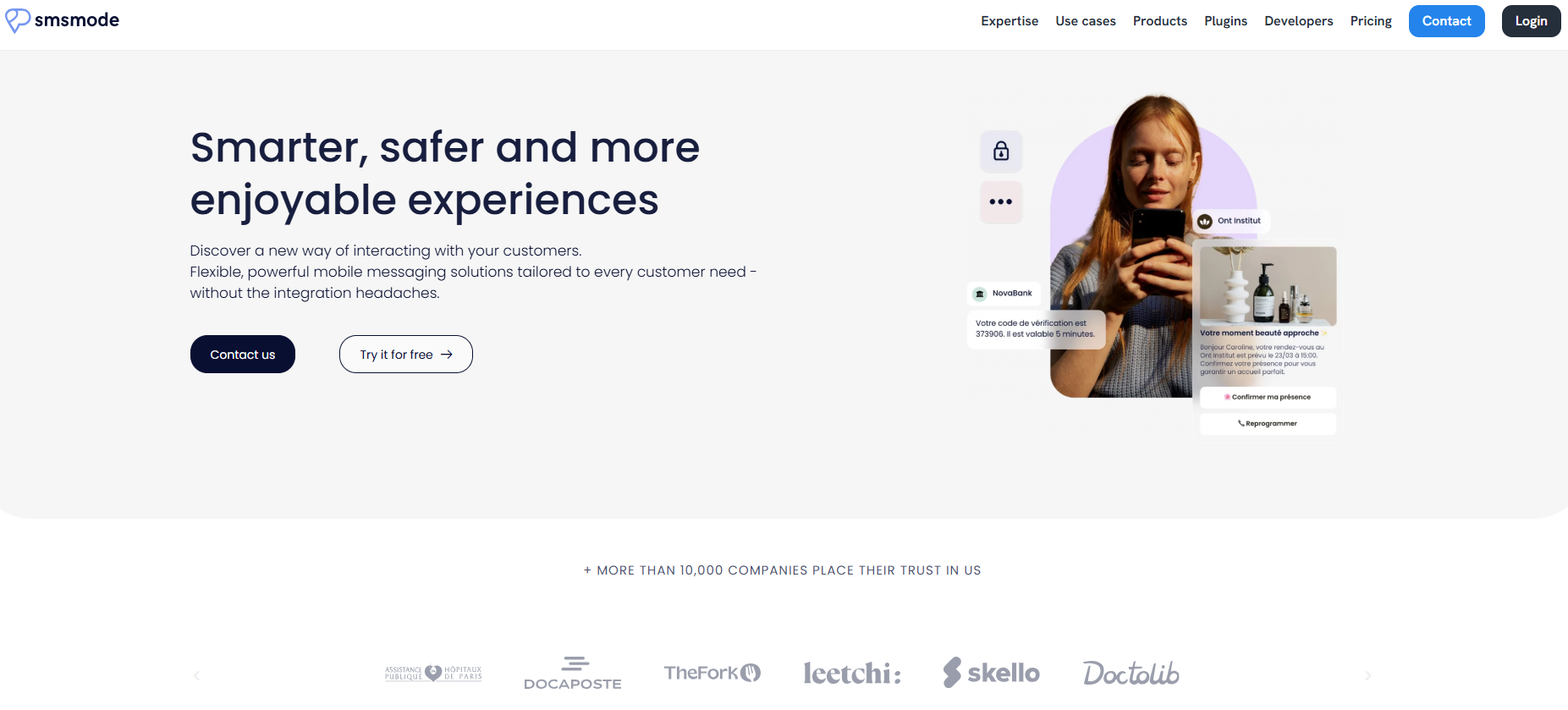Illustration of SMSMode on Freelance Stack's deal page