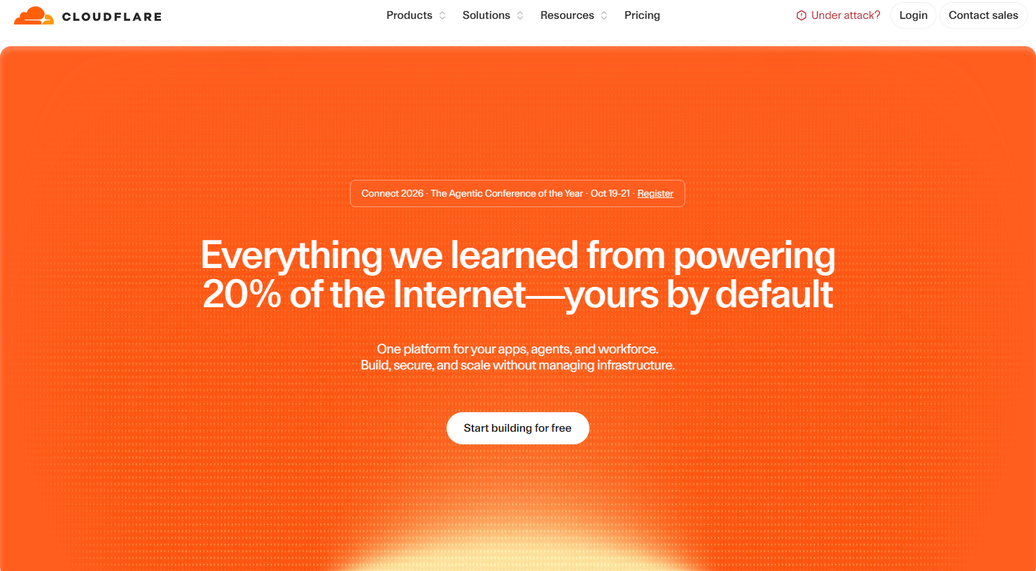 Illustration de cloudflare sur la page du deal de Freelance Stack