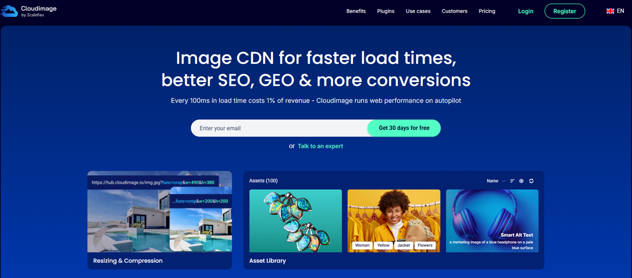 Illustration de cloudimage sur la page du deal de Freelance Stack