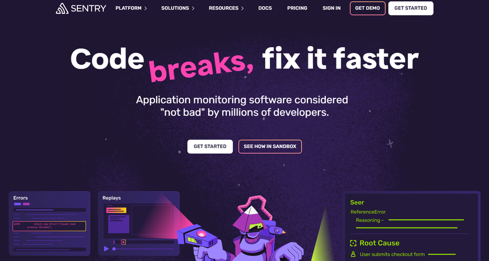 Illustration of sentry on Freelance Stack's deal page