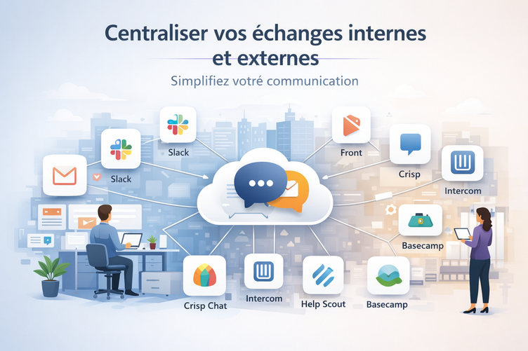 Infographic: 8 Tools to Centralize Your Internal and External Communications Without Getting Scattered