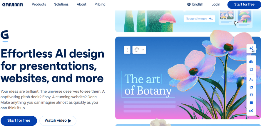 Illustration of Gamma on Freelance Stack's deal page